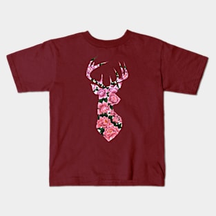 Staggered Peonies Kids T-Shirt